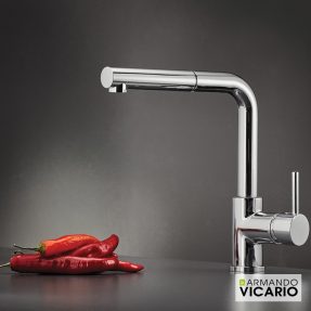 Μπαταρία Κουζίνας Armando Vicario Fluo 18580-100 Chrome