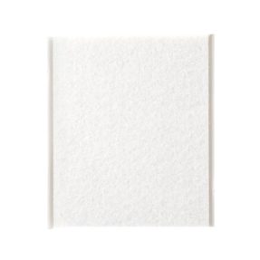 Αυτοκόλλητη Τσόχα Ορθογώνια Inofix 4078-2 Λευκή ⧄100mm x 80mm